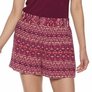 Apt. 9 Boho Pull On Shorts, XL, NWT